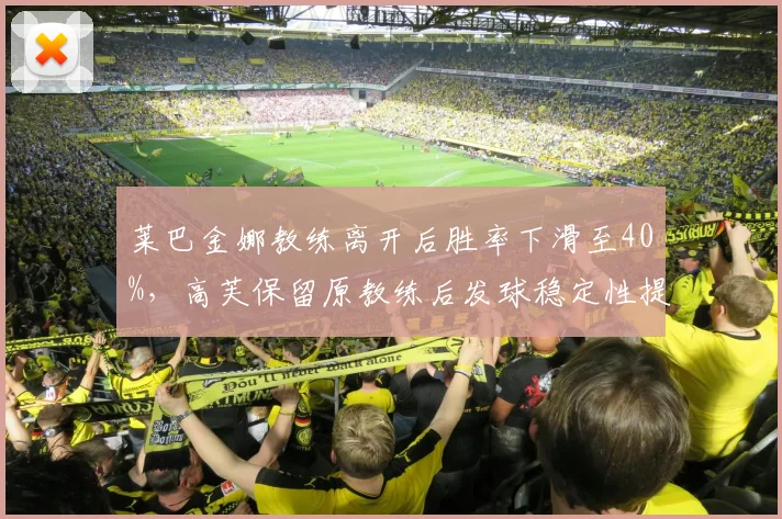 莱巴金娜教练离开后胜率下滑至40%,高芙保留原教练后发球稳定性提升40%